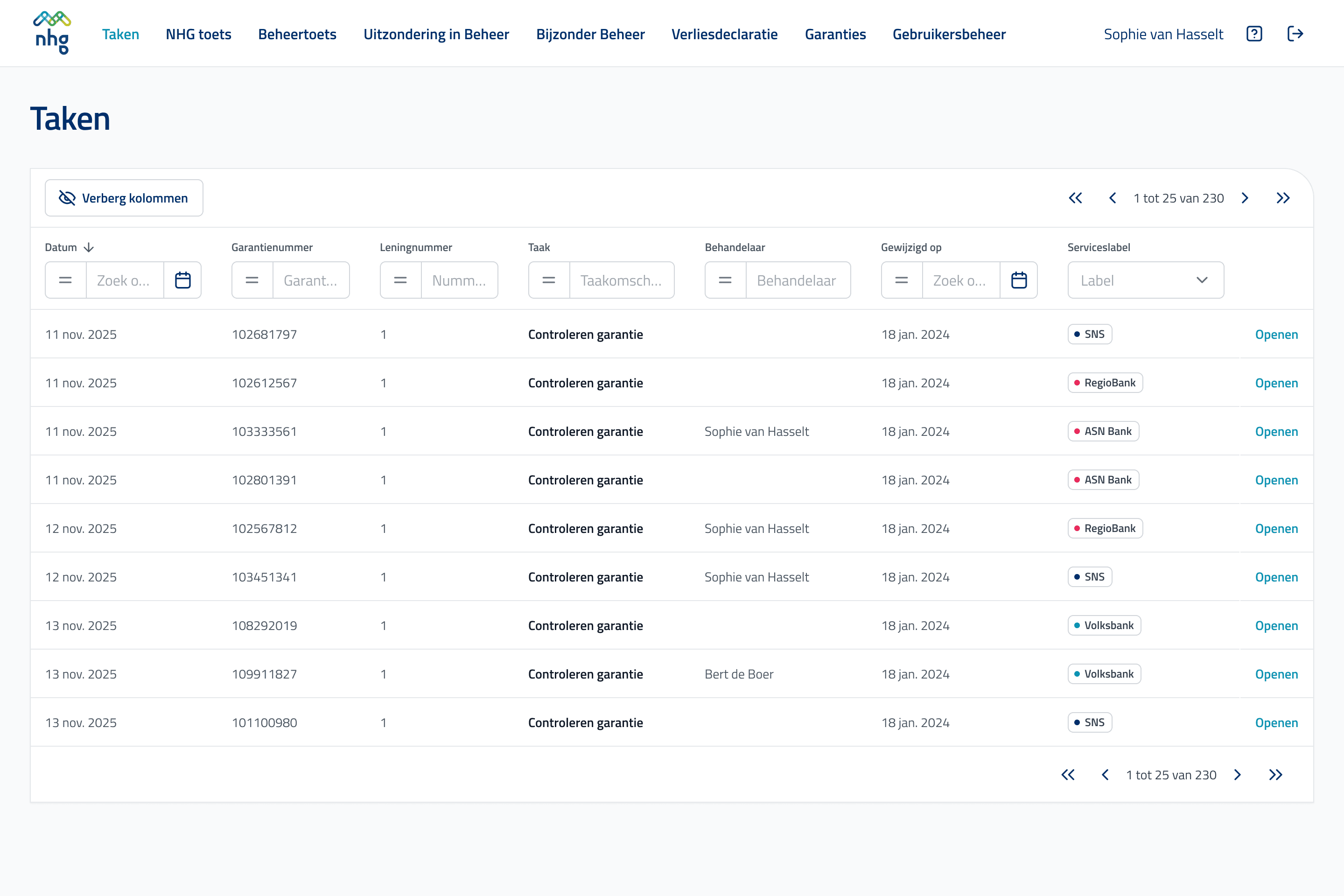 Portaal Task Management